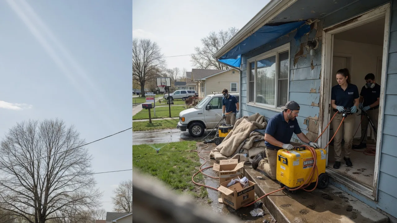 Basement Flood Cleanup in Mcdonald, KS near me